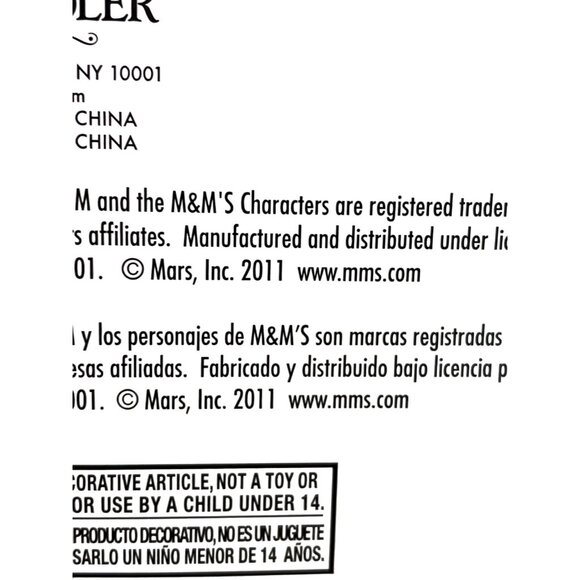 M&M Christmas Ornament Set By Kurt S. Adler 5 Piece Holiday Decoration - Picture 12 of 12